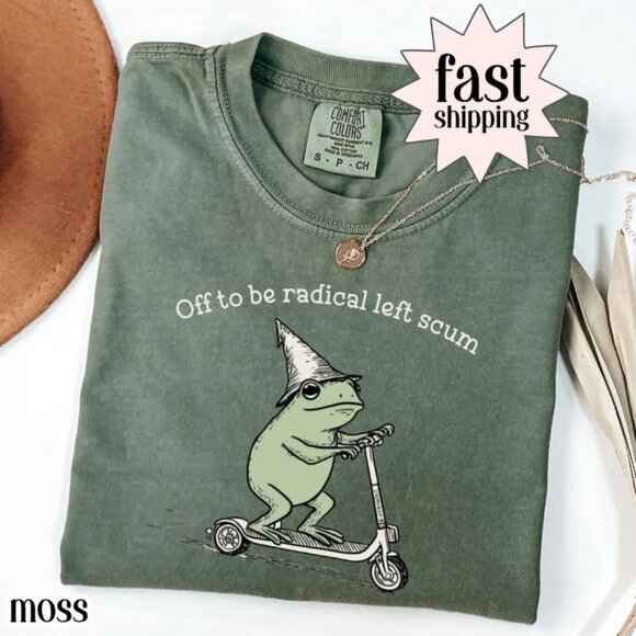 Comfort Colors Tops - Radical Left Protest FDT Comfort Colors Shirt